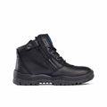 Mongrel Zipsider Safety Boot - Black Kip - Size 14