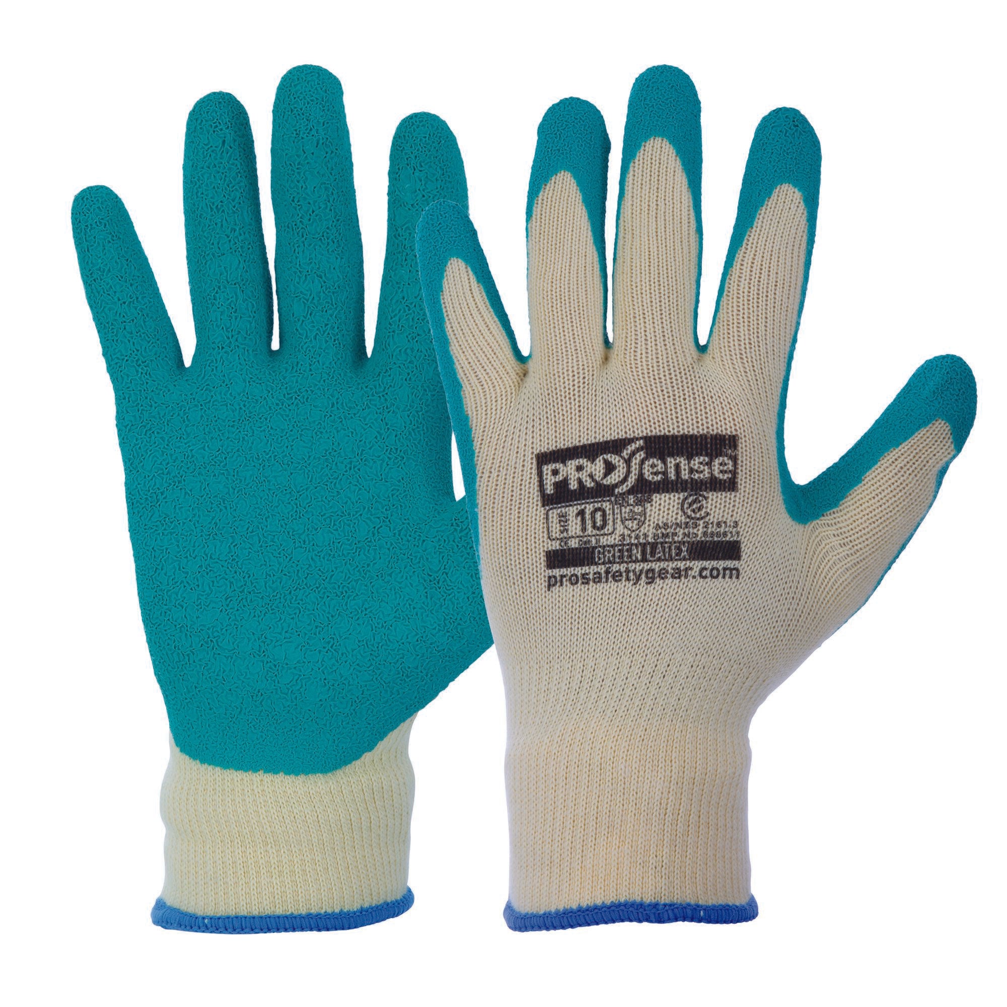 Prosense Diamond Grip Gloves - Green - 8