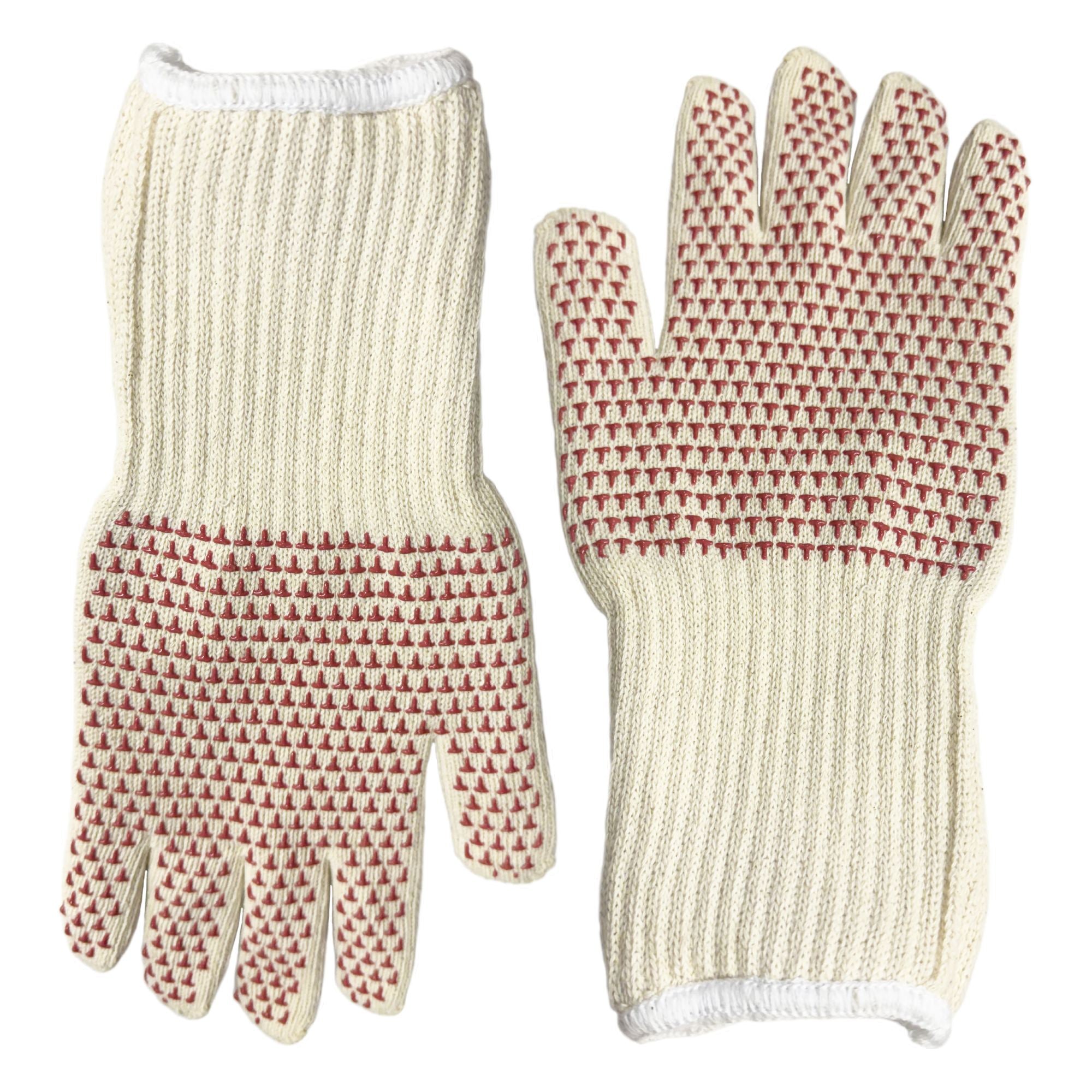 Hot Mill Gloves - Cream/Red