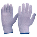 Knitted Poly/Cotton Liner Gloves Size Large (Mens) - White - Large