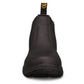 Black Elastic Sided Boot Black