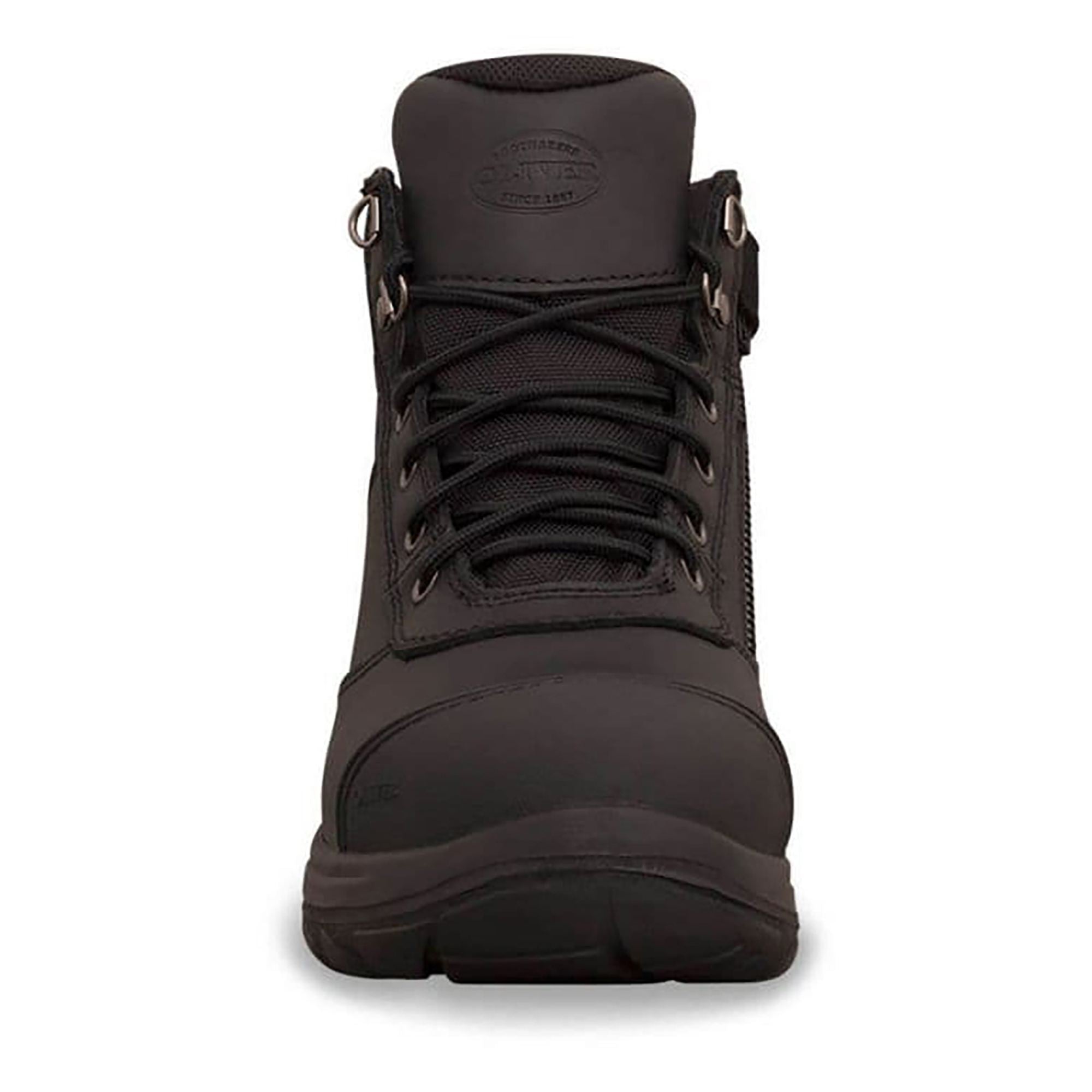 Black Zip Sided Ankle Boot Black