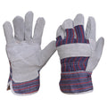 Candy Stripe Gloves Large - Grey - Large