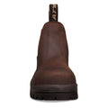 Brown Elastic Sided Boot Brown