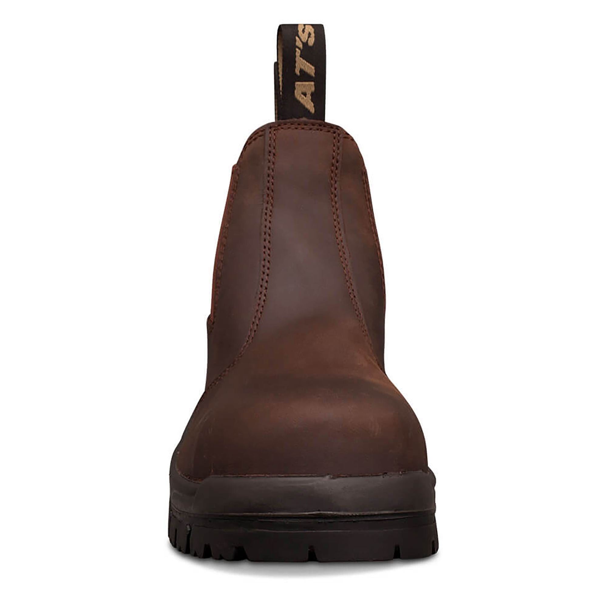 Brown Elastic Sided Boot Brown