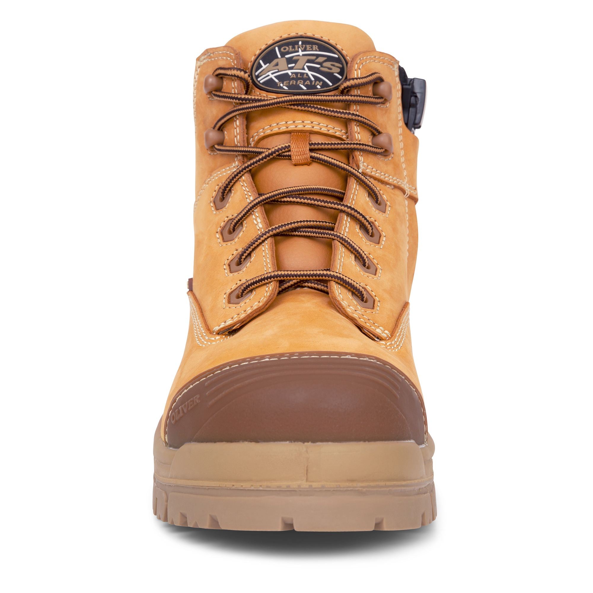 130mm Wheat Zip Sided Boot Wheat