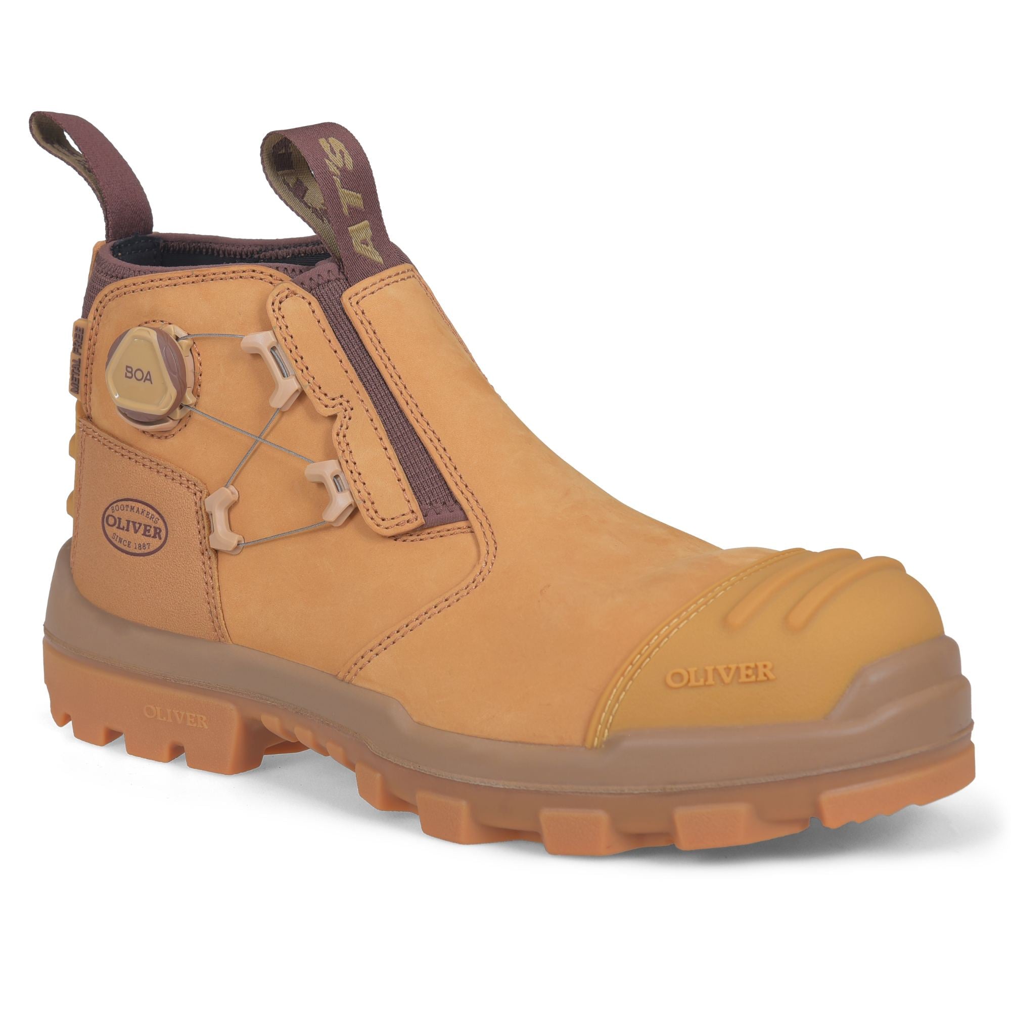 Wheat Elastic Sided BOA Boot Wheat