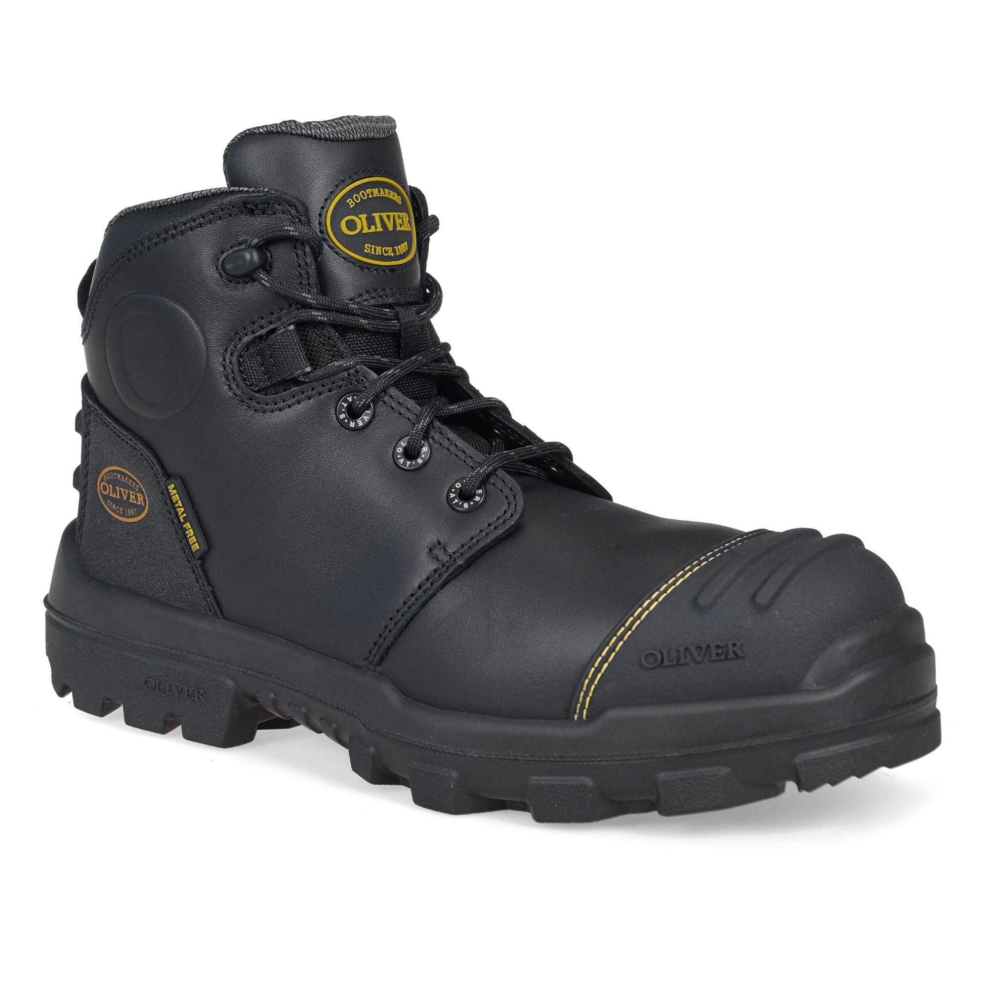 130mm Black Zip Sided Boot Black