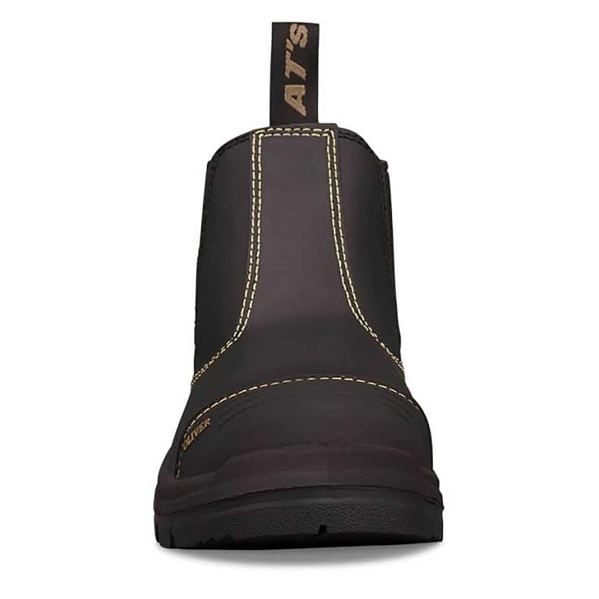 Black Elastic Sided Boot Black