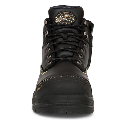 130mm Black Zip Sided Boot Black