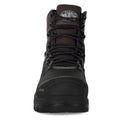 150mm Brown Lace Up Zip Sided Boot Brown