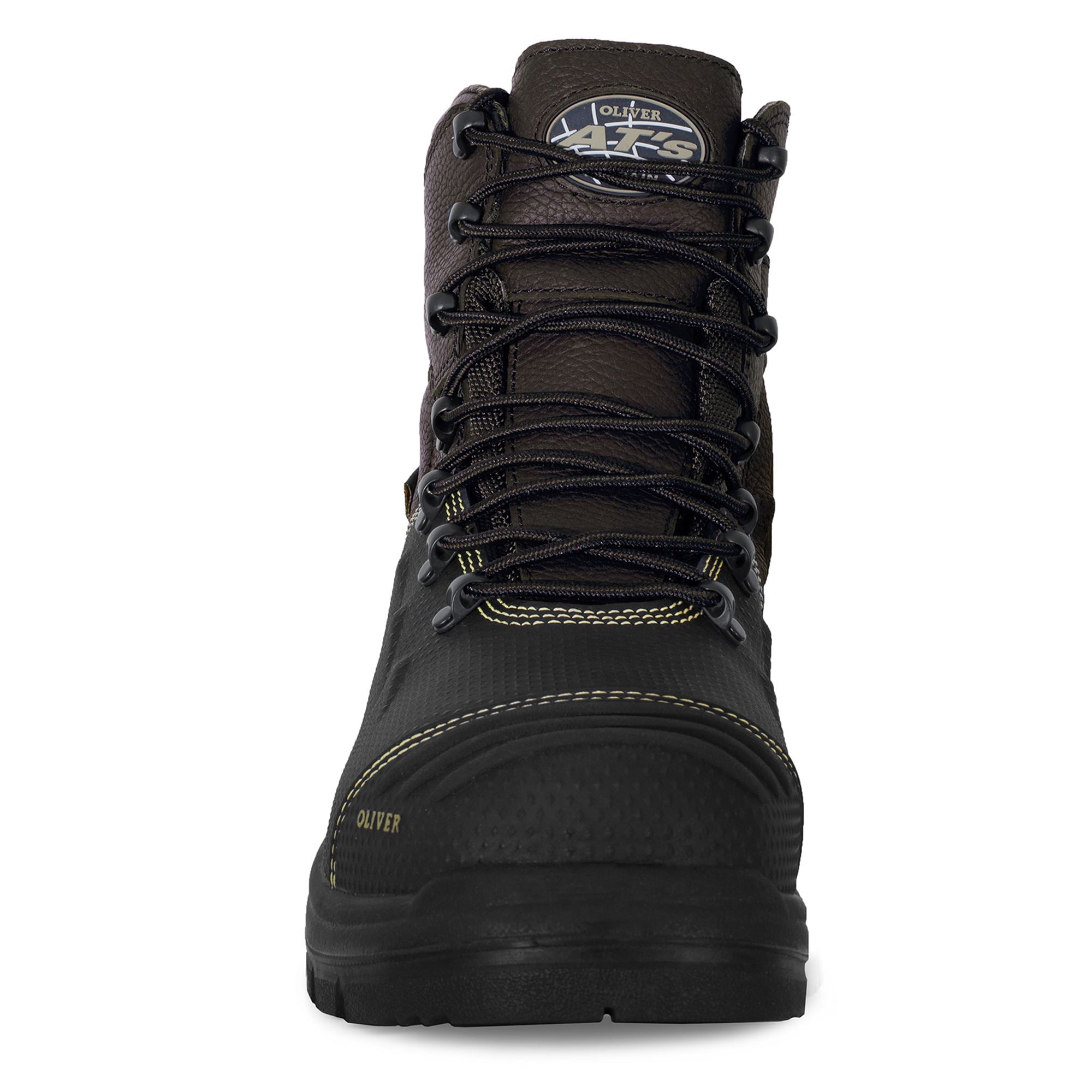 150mm Brown Lace Up Zip Sided Boot Brown
