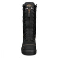 350mm Black Laced In Zip Mining Boot Black
