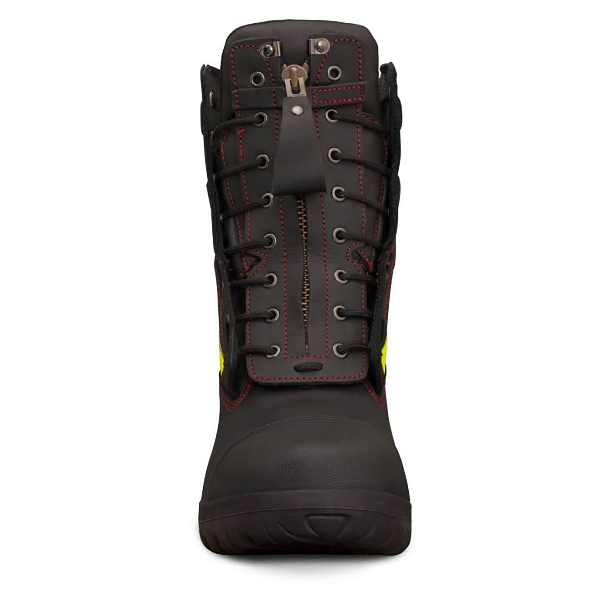 230mm Lace Up Structural Firefighters Boot Black