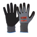 Arax Nitrile Sand Dip On 13G Liner - Grey - 7