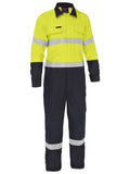 Apex 185/240 Taped Hi Vis FR Ripstop Vented Coverall