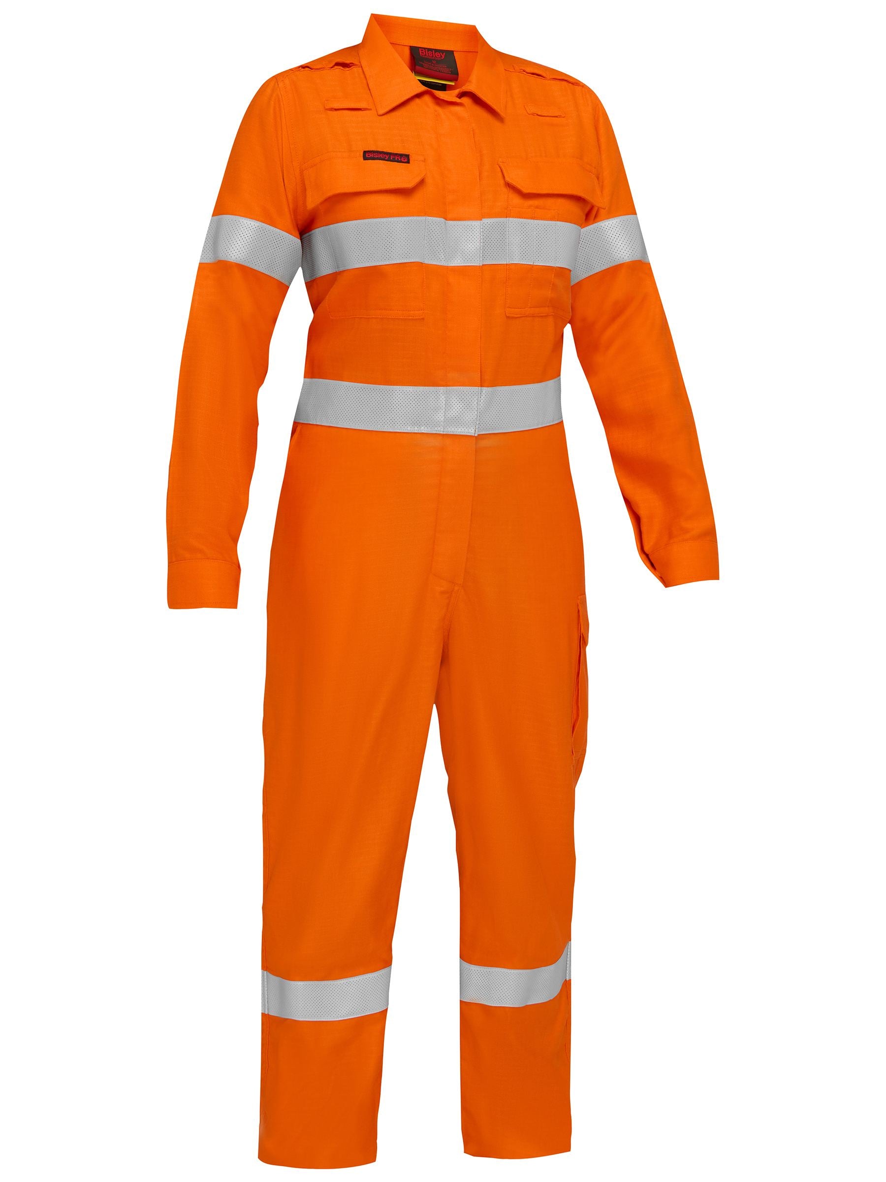Apex 160/185 Women's Taped Hi Vis FR Zip Front Coverall