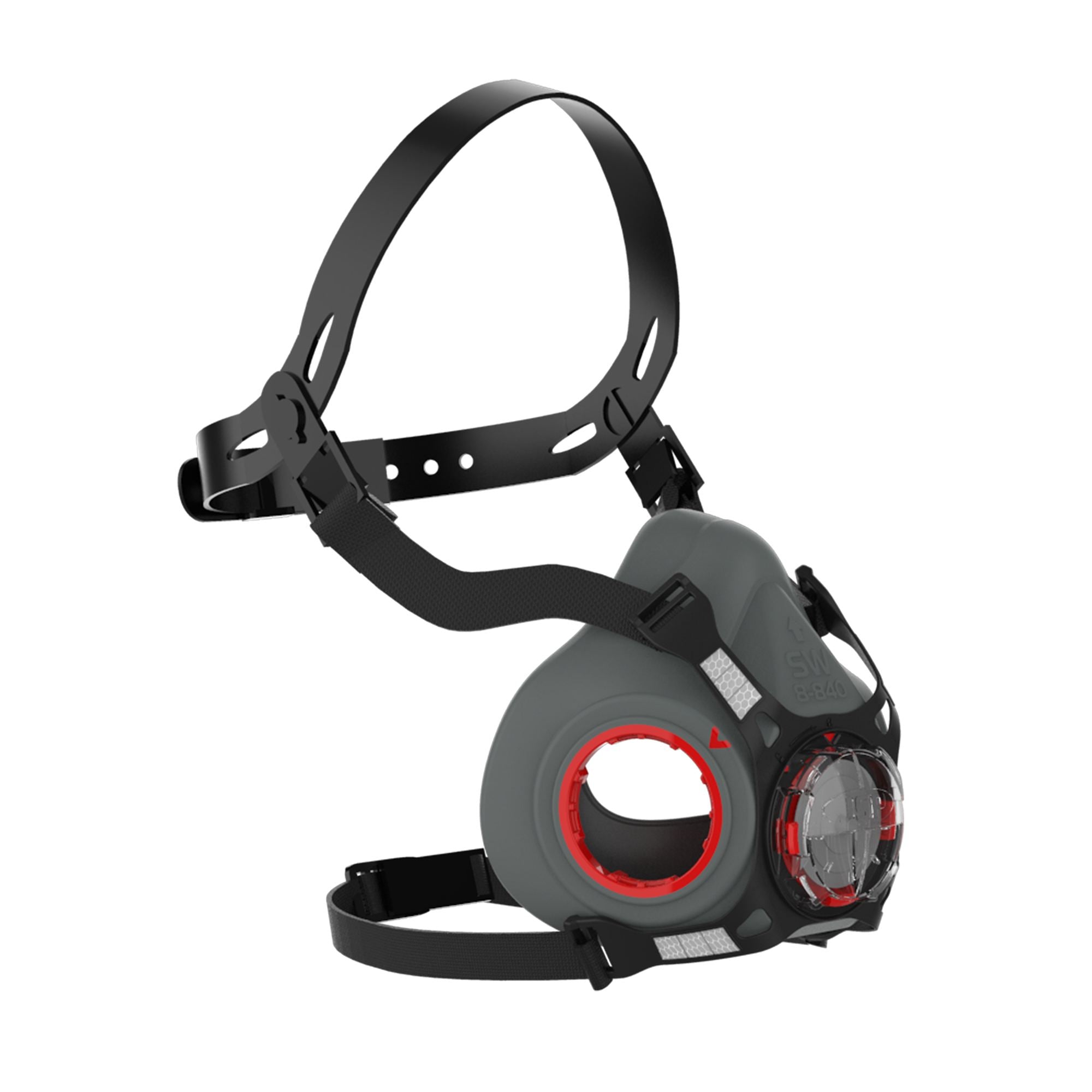 Force Typhoon 8 Half Mask Respirator Only - Short Wide