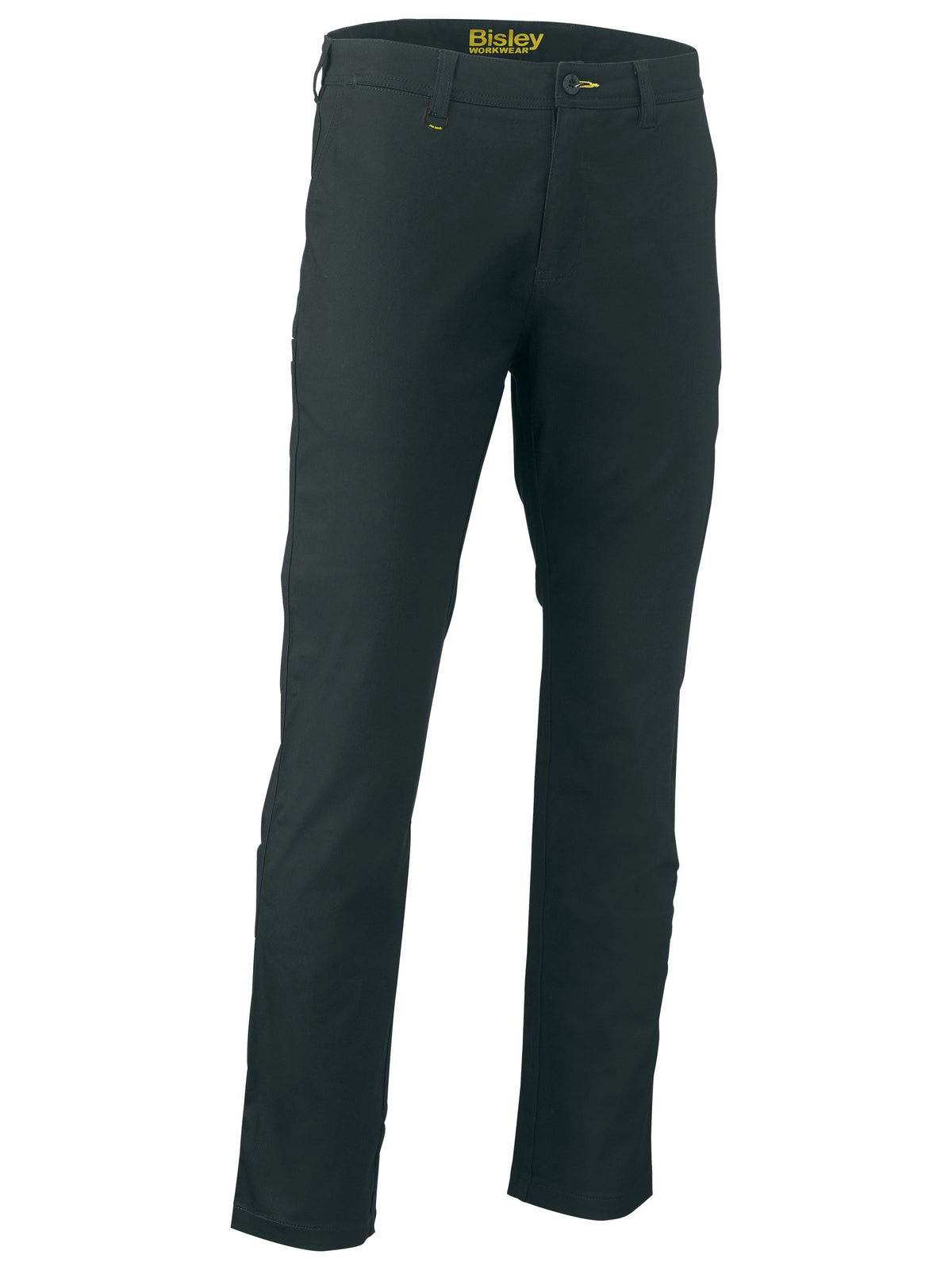 Stretch Cotton Drill Work Pants - Bottle