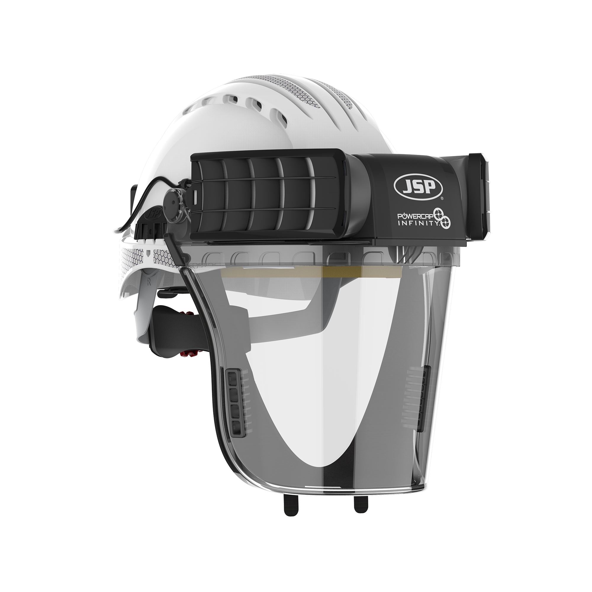 Powercap Infinity PAPR Respirator with White Helmet