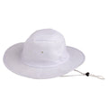 Poly/Cotton Sun Hat Blue - Blue - Large
