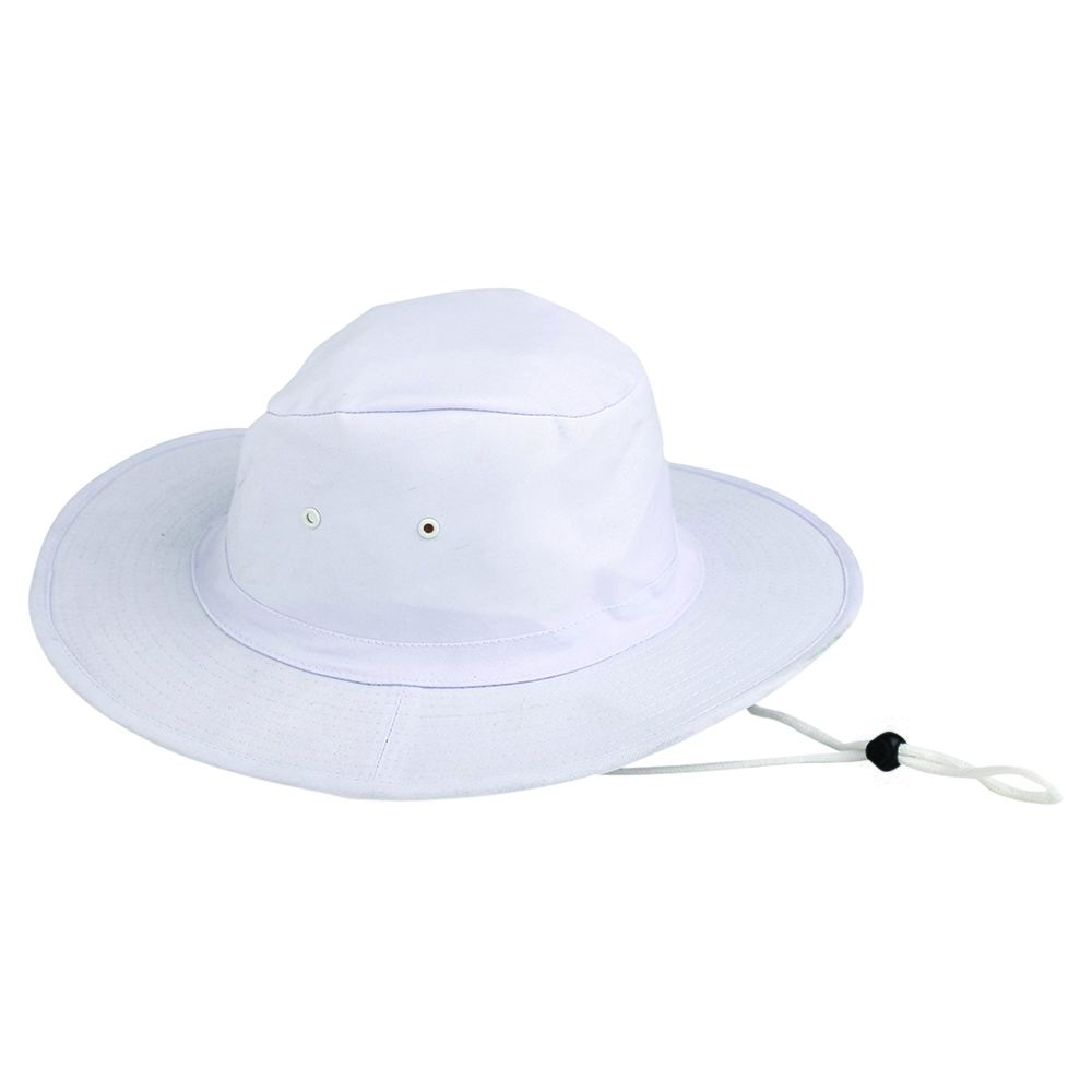 Poly/Cotton Sun Hat Blue - Blue - Large