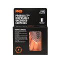 Probullet Disposable Uncorded Earplugs 10 Pack - Orange