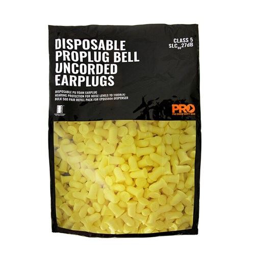 Probell Uncorded Earplug Refill For Dispenser (500 Pairs) - Yellow