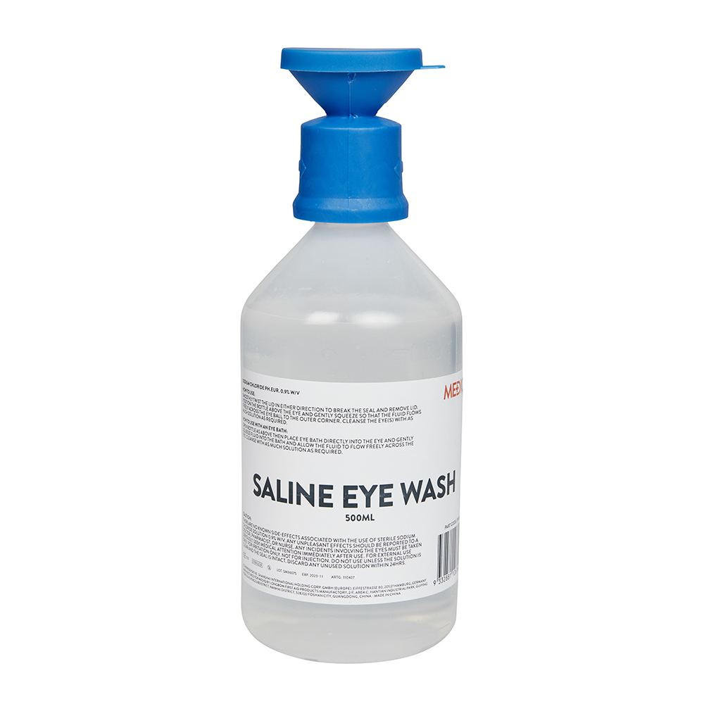 Eyewash Saline Solution 500Ml - Clear