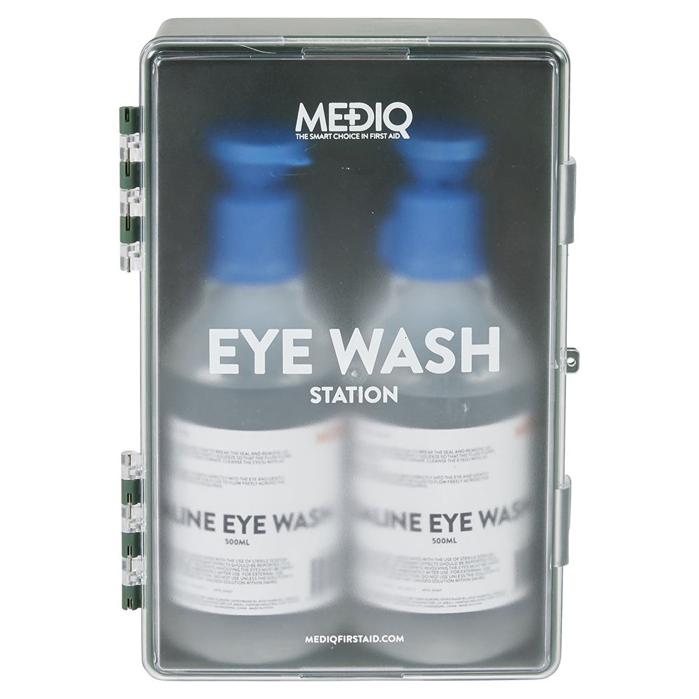 Eyewash Station Enclosed Plastic Cabinet - Clear