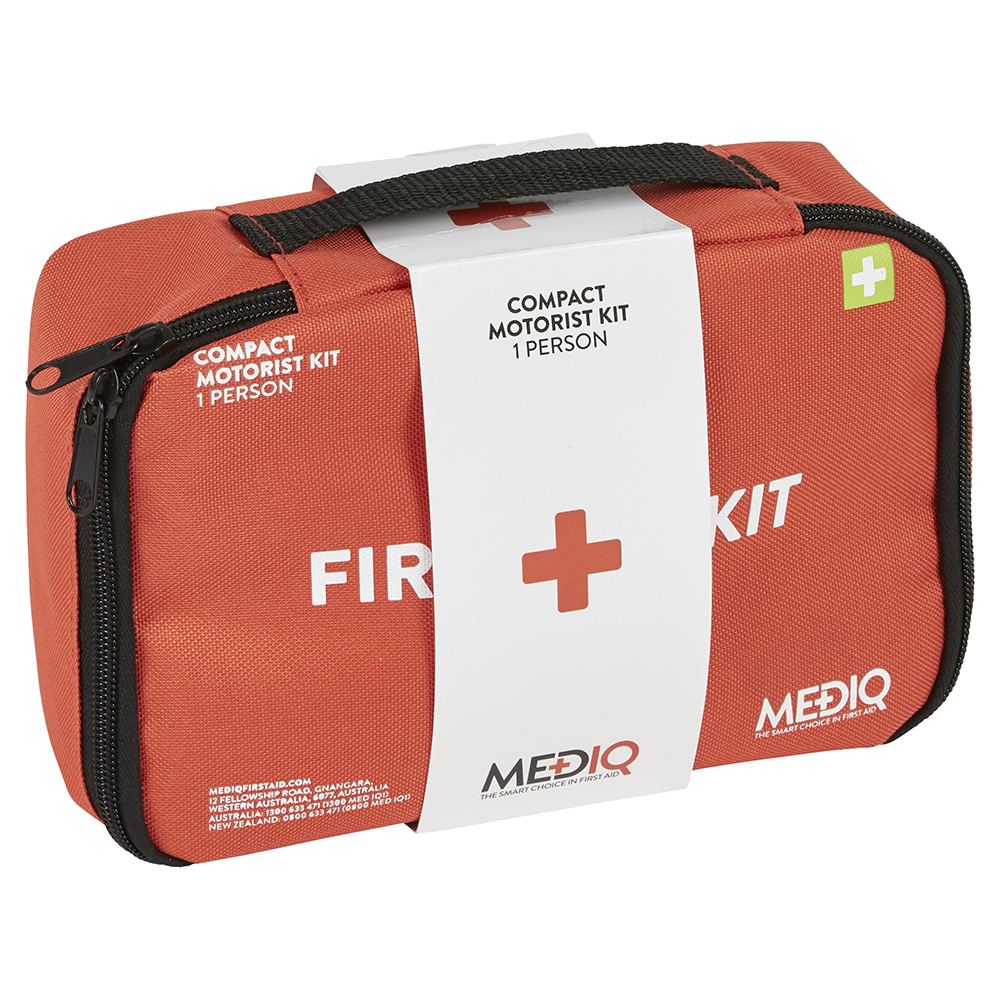 Essential Compact Motorist First Aid Kit In Soft Pack - Red