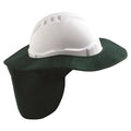 V6 & V9 Hard Hat Brim - Plastic/ Polyester - Green
