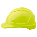 V9 Hard Hat Vented Pushlock Harness - Fluro Yellow