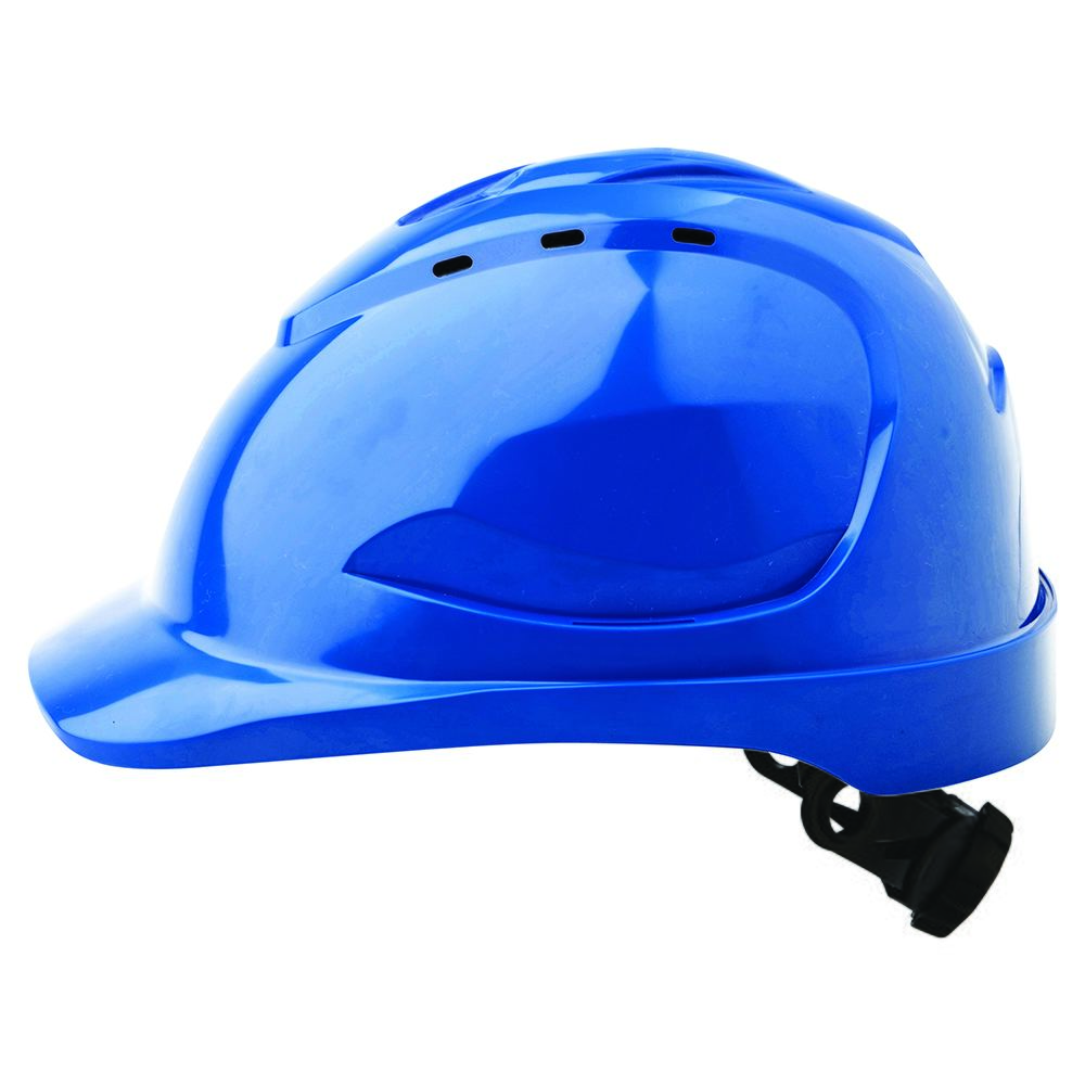 V9 Hard Hat Vented Ratchet Harness - Blue