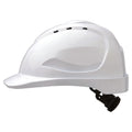 V9 Hard Hat Vented Ratchet Harness - White