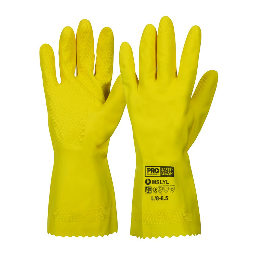 Silverlined Gloves - Yellow - Large