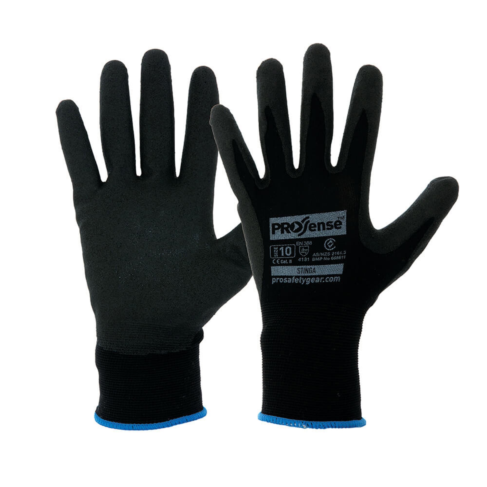 Prosense Stinga Gloves - Black - 7