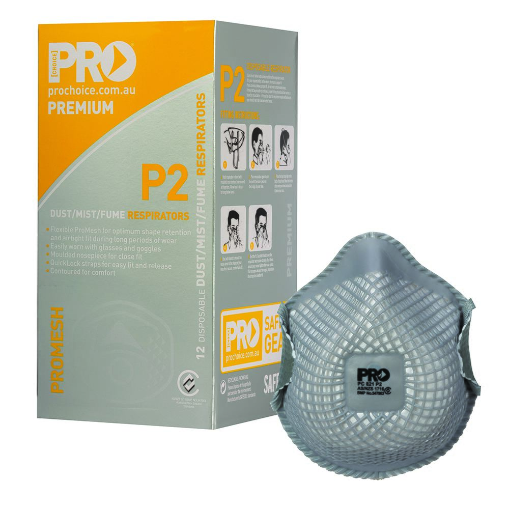 Dust Masks Promesh P2 - White