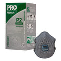 Dust Masks Promesh P2+Valve+Carbon - Grey
