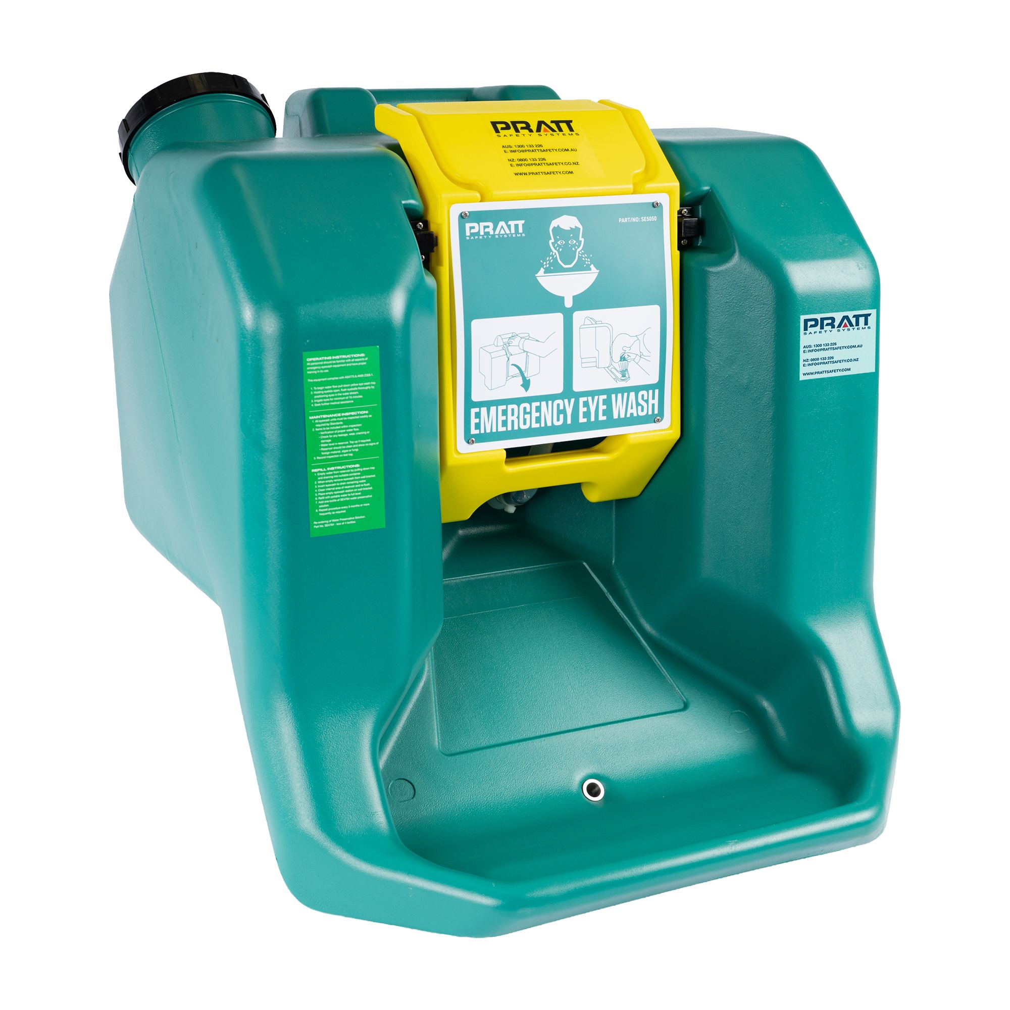 Portable Gravity Fed Eye Wash Unit - 55L