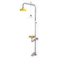Combination Shower With Triple Nozzle Eye & Face Wash, Bowl & Foot Treadle