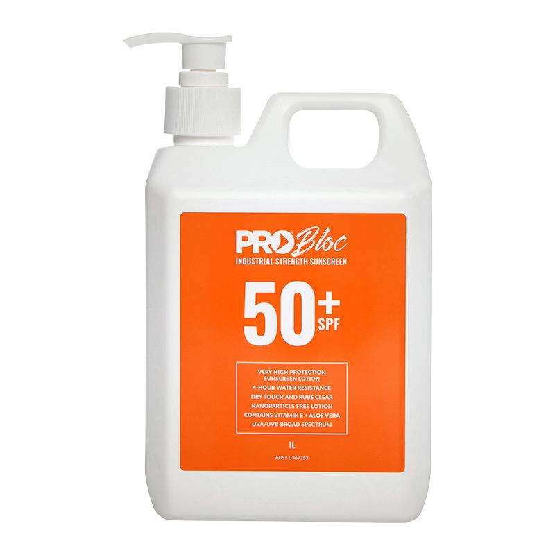 Probloc SPF 50 + Sunscreen 1L Pump Bottle - White