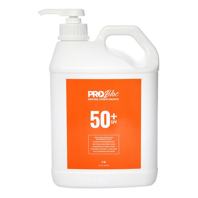 Probloc SPF 50 + Sunscreen 2.5L Pump Bottle - White