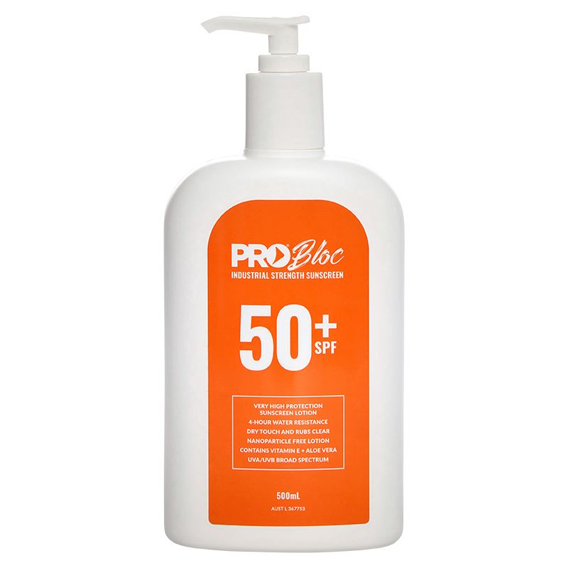 Probloc SPF 50 + Sunscreen 500ML Pump Bottle - White