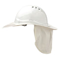 V6 Hard Hat Plastic Brim - White