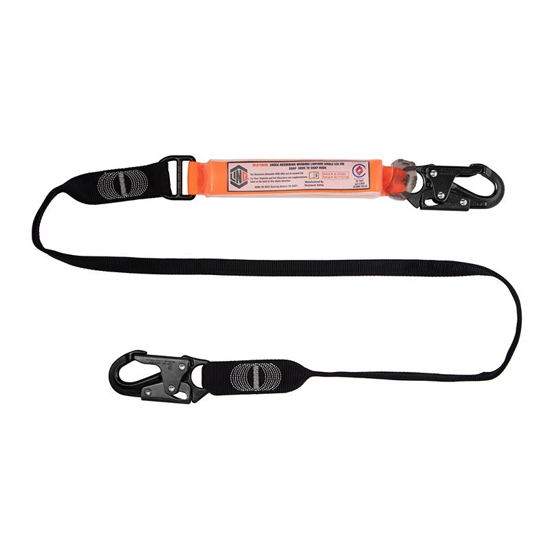 LINQ Single Webbing Lanyard with 2 x Snap Hooks