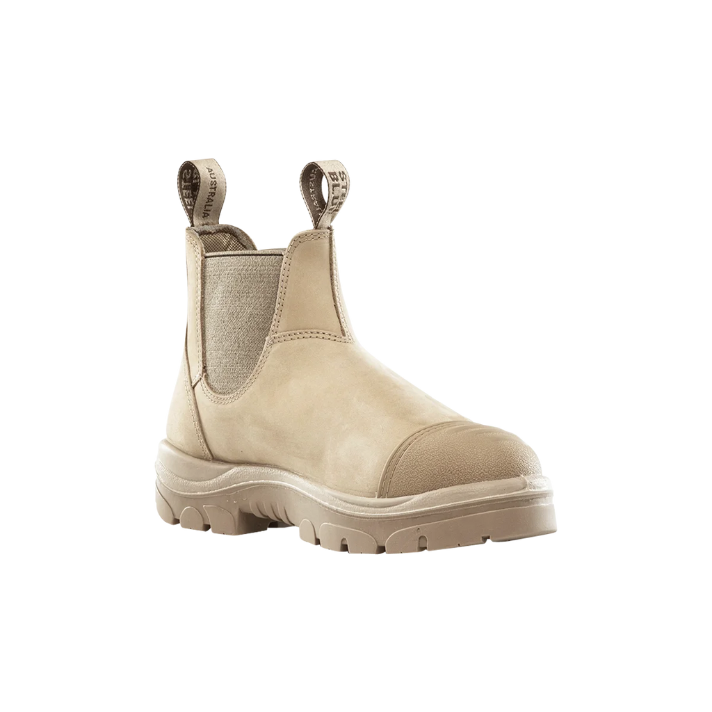 Steel Blue Hobart Scuff Cap Safety Boot - Sand - Size 5
