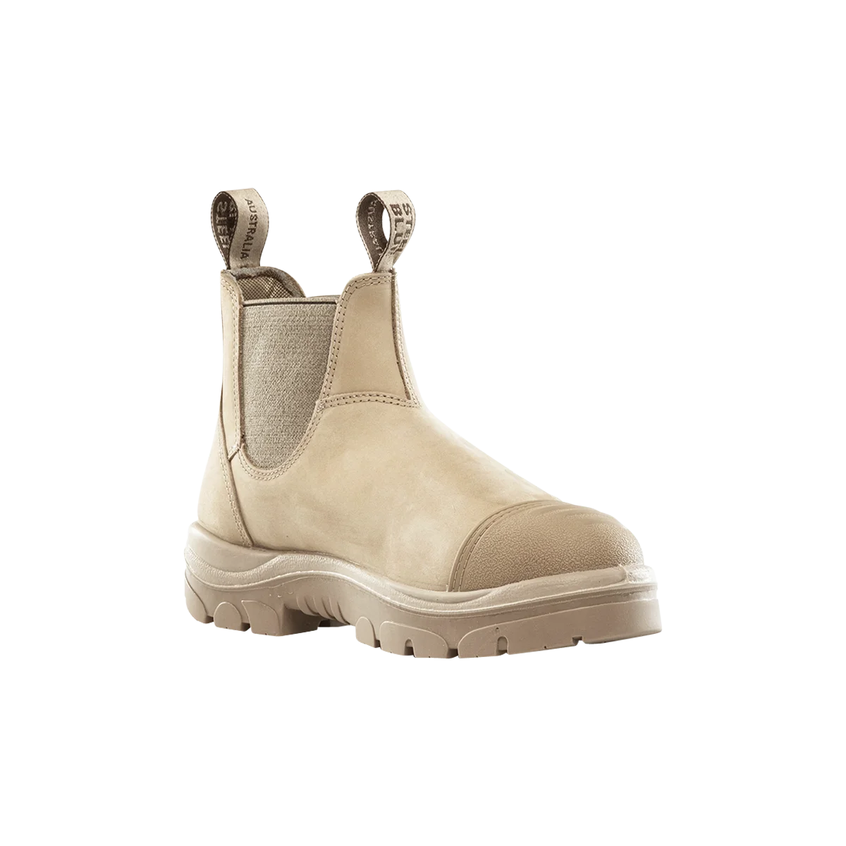 Steel Blue Hobart Scuff Cap Safety Boot - Sand - Size 5
